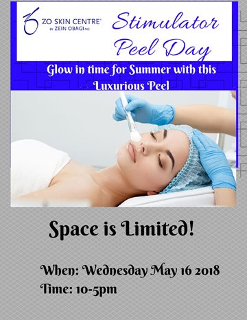 Med Spa Promotions -ZO Complimentary Peel Event -Toronto